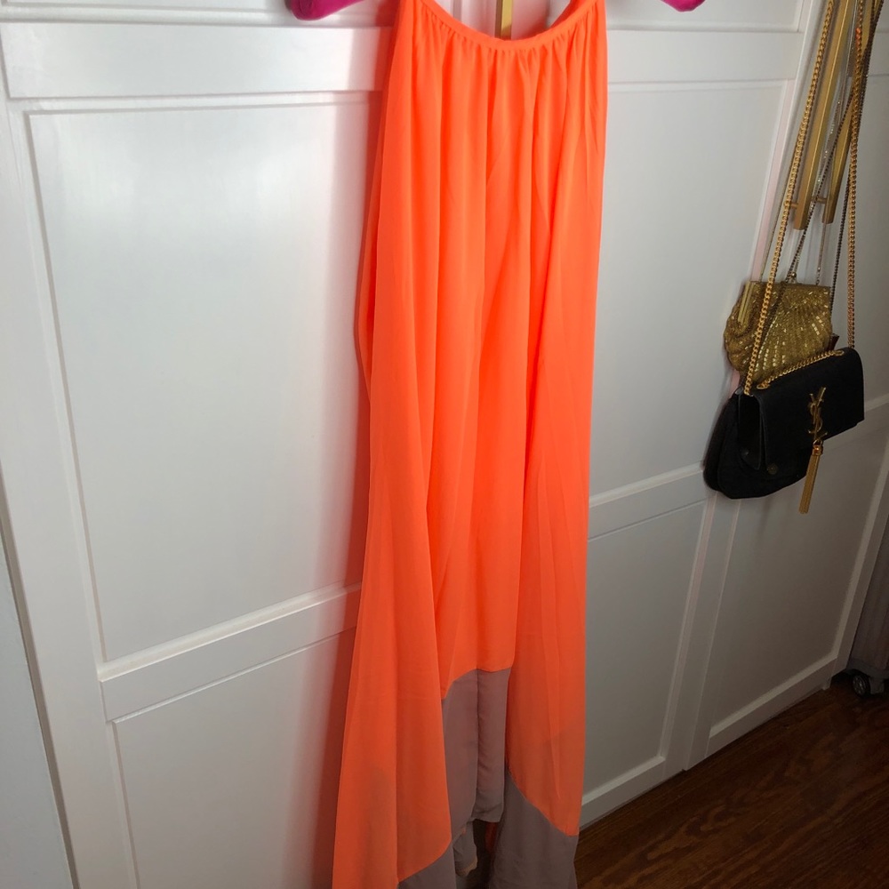 Maxi hi low dress